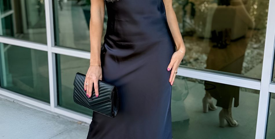 Slip Dresses Transformed for Winter Nights