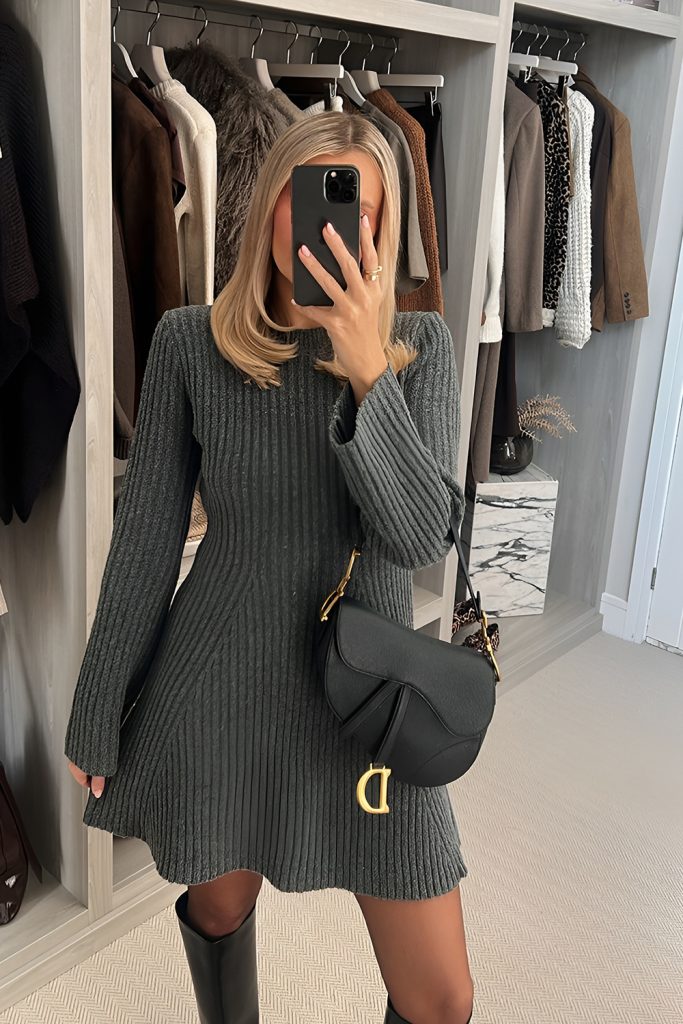 Snug Knit Dresses Taking Center Stage This Season