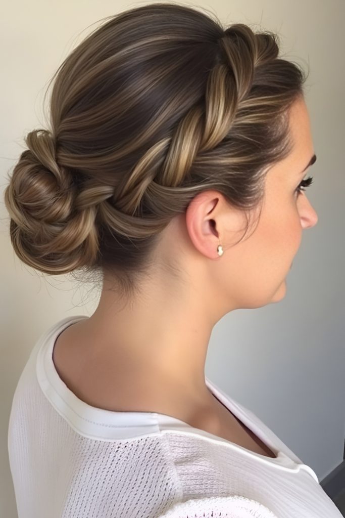 Soft Braided Crown for an Ethereal Touch