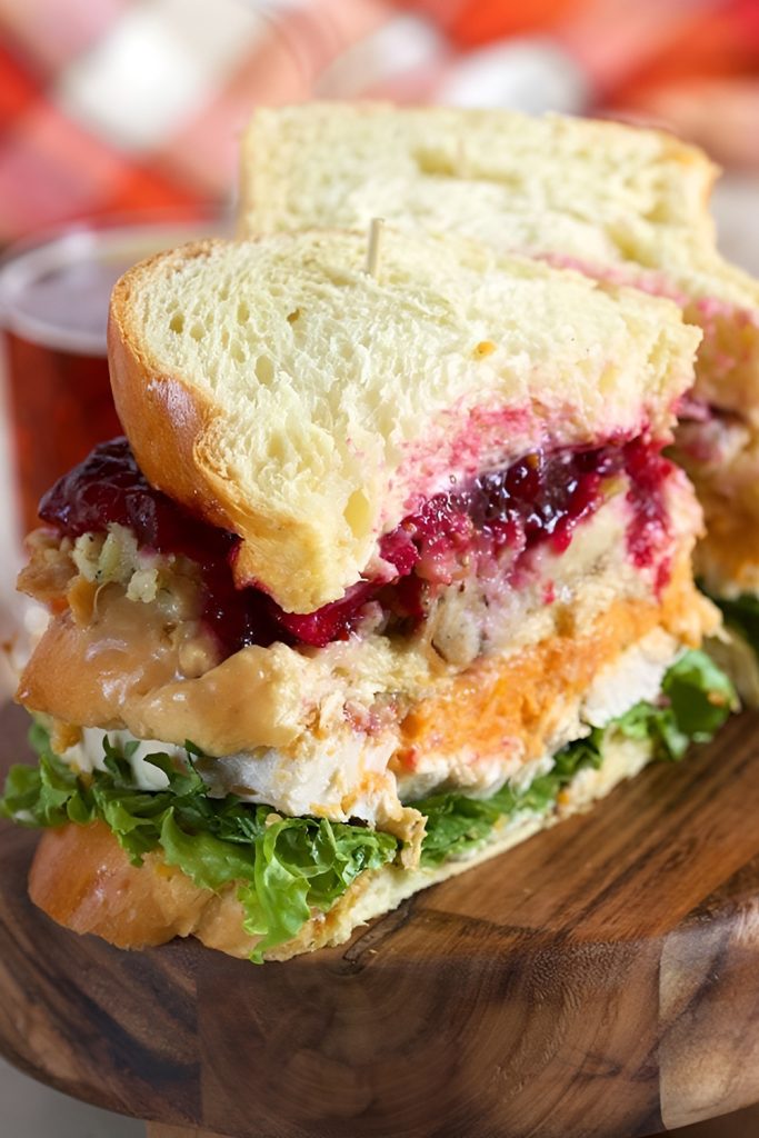 Thanksgiving Leftover Sandwich Layers