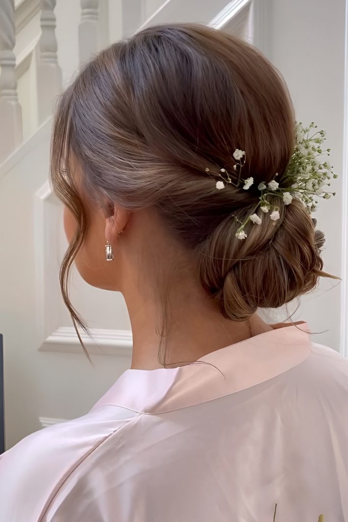 Twisted Low Bun for Subtle Sophistication