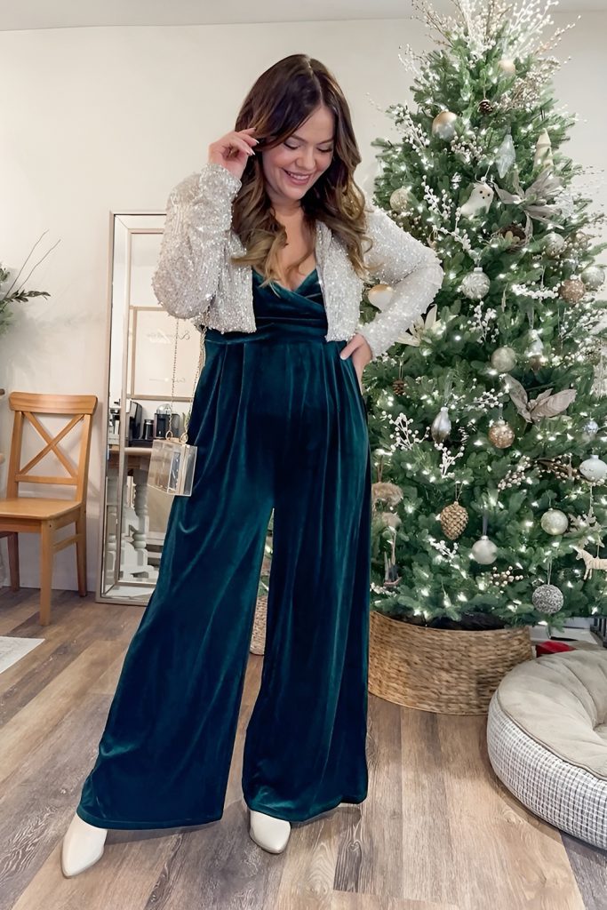 Velvet Jumpsuit for a Chic and Modern Statement