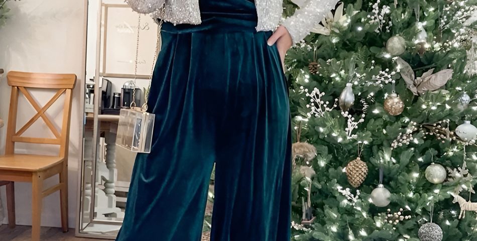 Velvet Jumpsuit for a Chic and Modern Statement