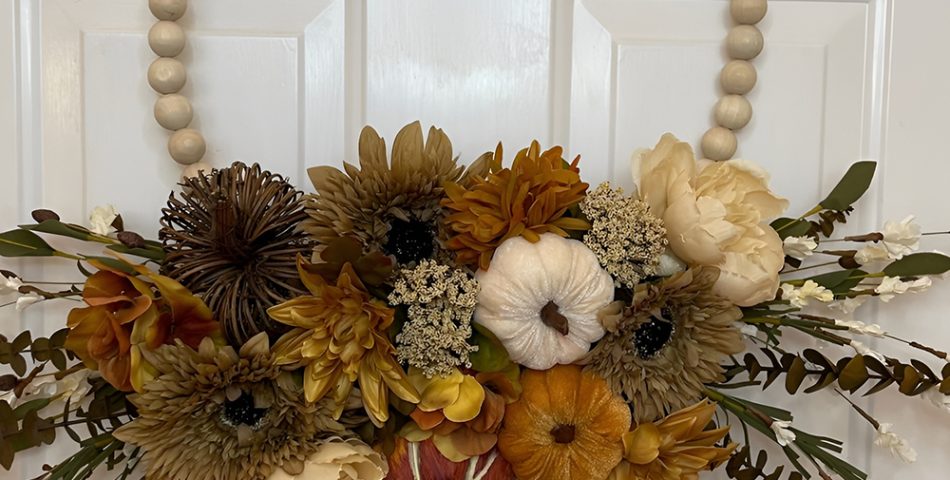 Wooden Bead and Leaf Wreaths for Minimalist Beauty