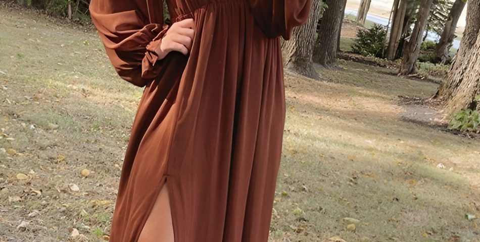 Boho Spirit with a Flowy Maxi Dress and Suede Accessories