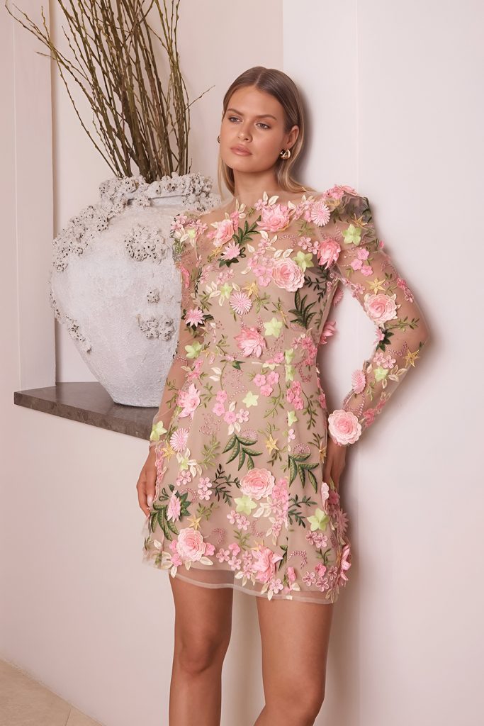 Botanical Lace Blooms Across Layers