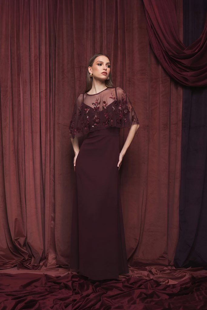 Caped or Capelet Styles for Dramatic Sophistication