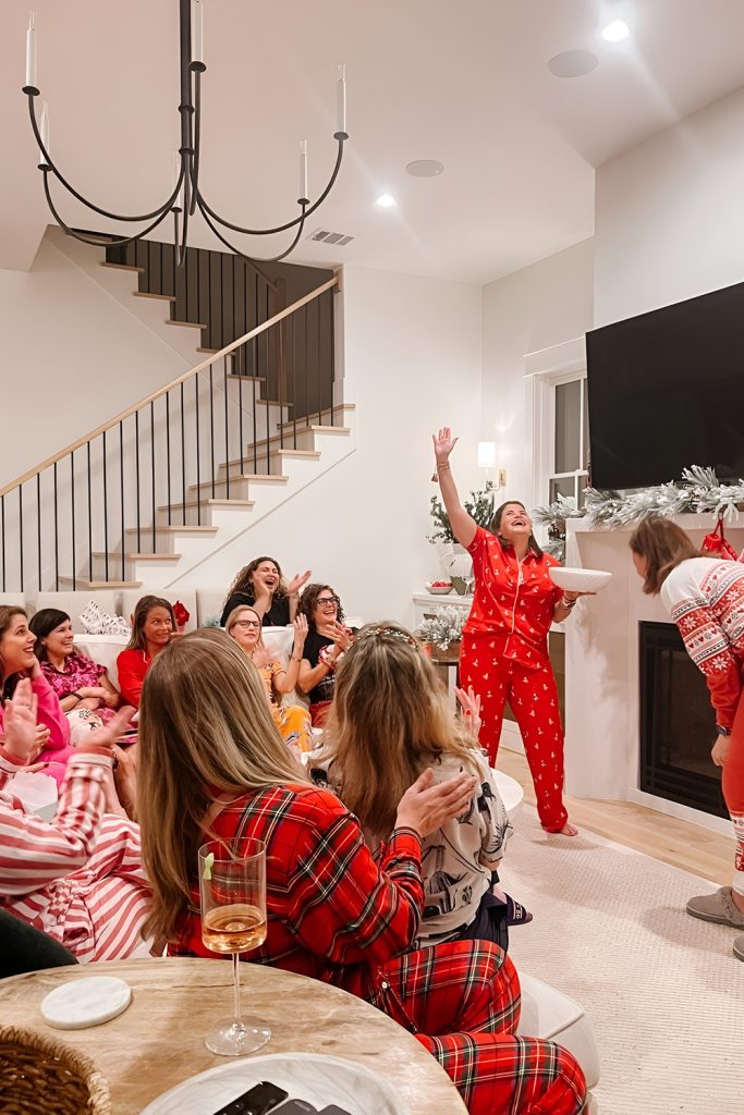 Casual pajama party for a casual countdown at home