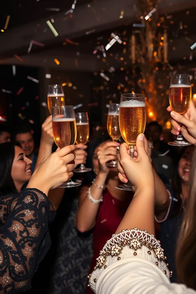 Countdown Cocktail Night with signature drinks and style