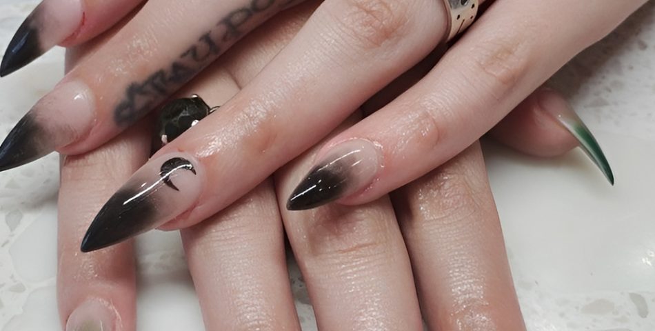 Enchanted Forest Witch Nails