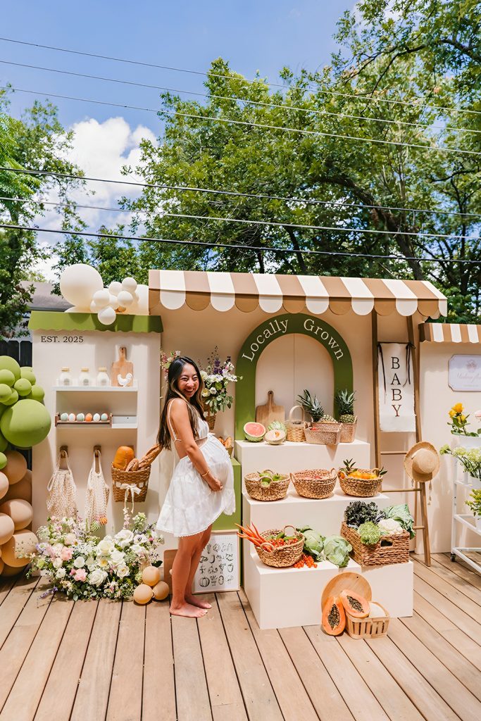 Farmer's Market Baby Gathering