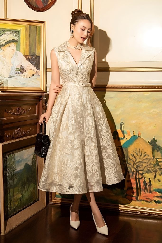 Glistening Brocade Dresses That Steal the Show