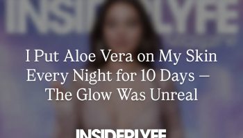 I Put Aloe Vera on My Skin Every Night for 10 Days — The Glow Was Unreal