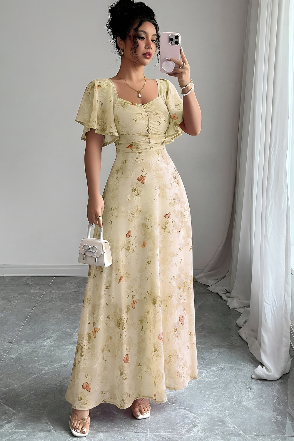 fashion nova yellow dress Your Cup Of Tea Mini Best Glitter Cocktail Dress Size:54 Long Jacket COMFY