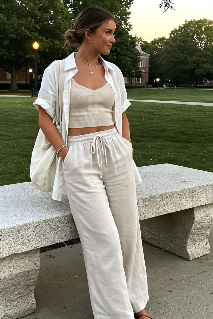 Linen Sets for Casual Daytime Exploration