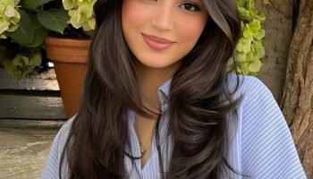 Long Layers with Soft Wavy Face Framing