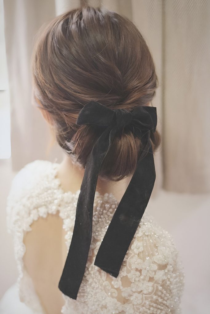 Low Chignon Bun for Sophistication