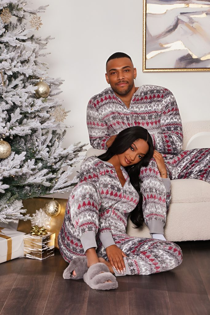 Matching Onesie Pajamas With Hoods