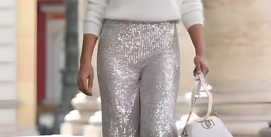 Metallic touch adds seasonal sparkle