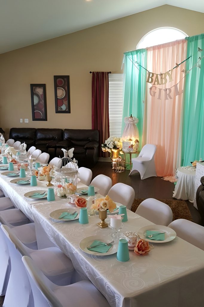 Mint and Peach Spring Palette