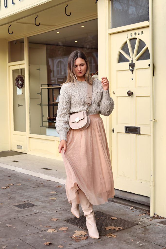 Pastel tones soften the seasonal palette