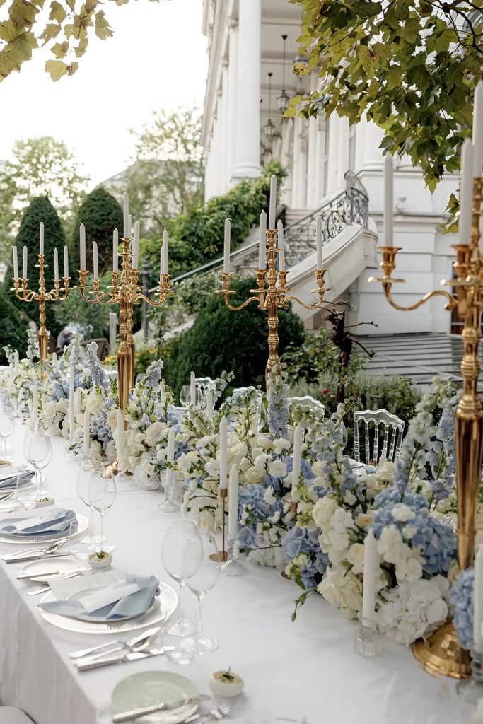 Powder Blue Tones for a Timeless Feel