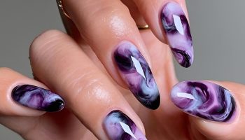 Smoky Cauldron Marble Nails