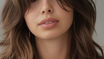 Tousled Long Layers with Cascading Face Pieces