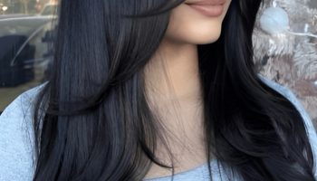 Voluminous Long Layers with Cheekbone Framing