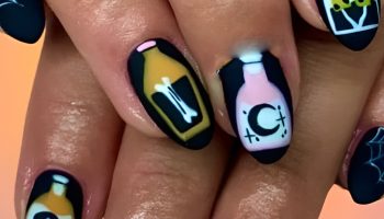 Witch's Potion Bottle Nails