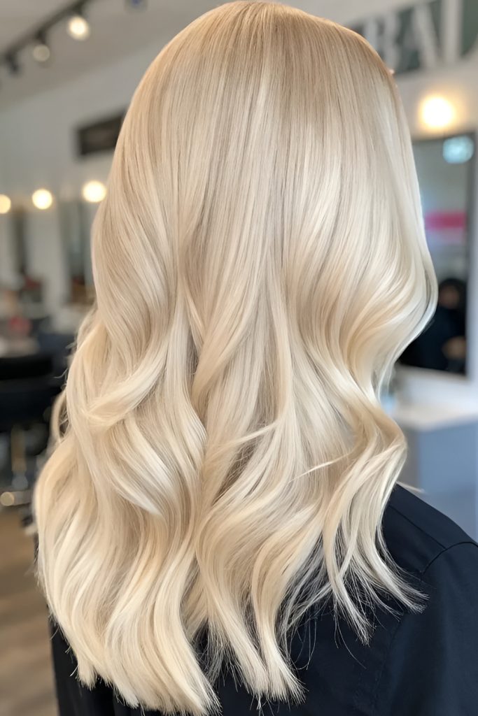 Beige Cream Blonde With Seamless Blending