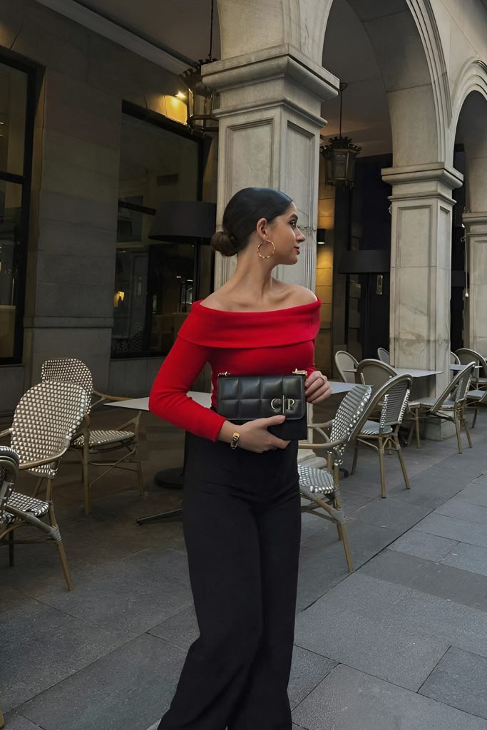 Black and Red Combinations for a Valentine’s Vibe