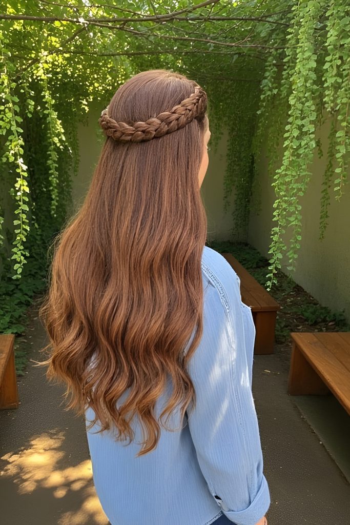 Braided Crown with Softened Details