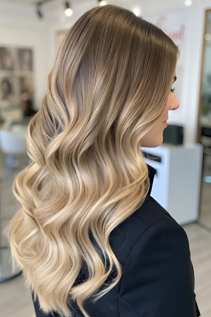 Buttercream Blonde With Light, Airy Highlights