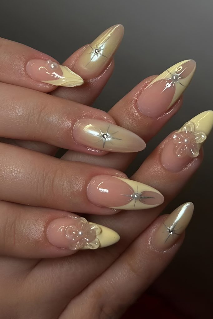 Buttercream Yellow Nails Inspired by Sunshine Days