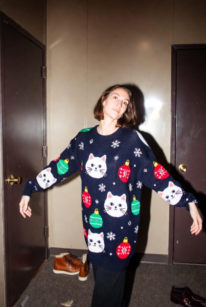 Cat Themed Christmas Sweater