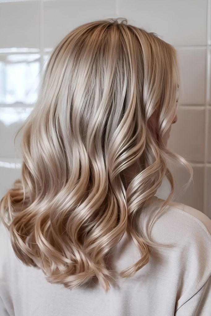 Champagne Cream Blonde for Delicate Warmth