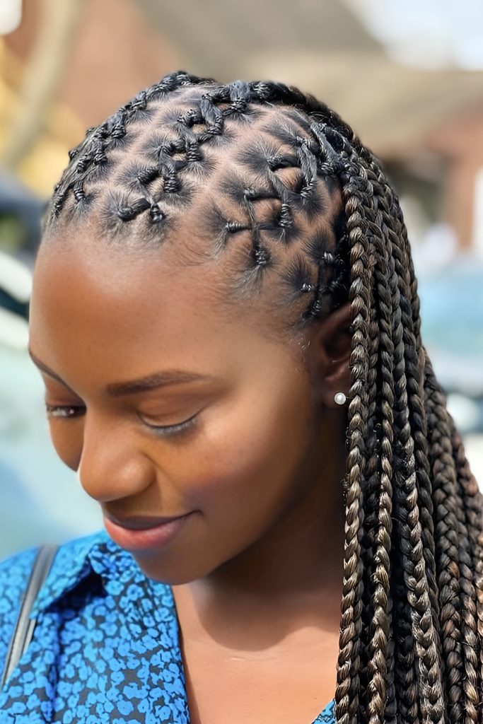 Criss Cross Braids Adding Intricate Detail and Flair