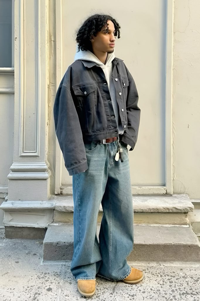 Denim Layers Reinvented for Winter