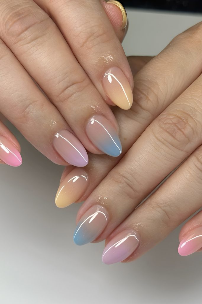 Dreamy Pastel Ombré with a Soft Airbrushed Effect