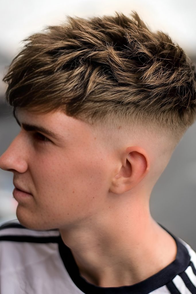 Extra Long Textured Crop With High Fade