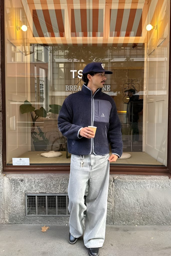 Fleece Jacket Under a Weatherproof Shell