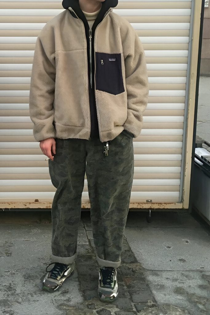 Fleece Jacket With Thermal Tee and Joggers