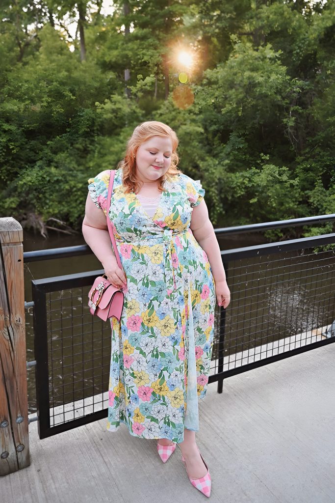 Flowy Floral Maxi Dress with Soft Pastels