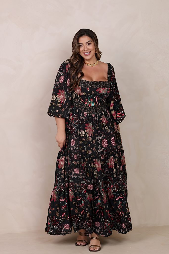 Flowy Maxi Dresses with a Cinched Waist