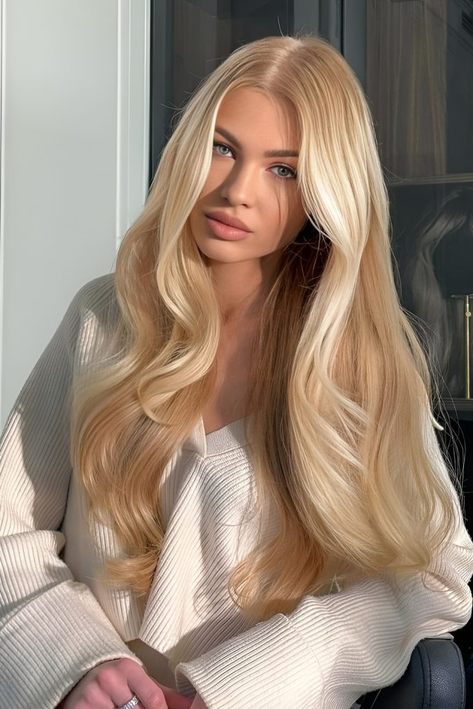 Golden Cream Blonde With Luxurious Depth