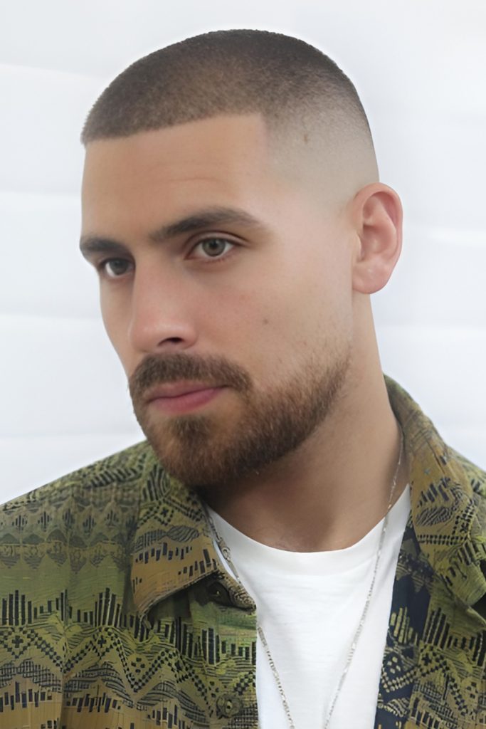 High Skin Fade avec Coupe au Rasoir Top