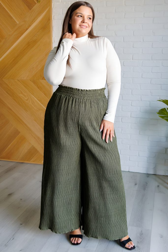 High Waisted Wide Leg Pants
