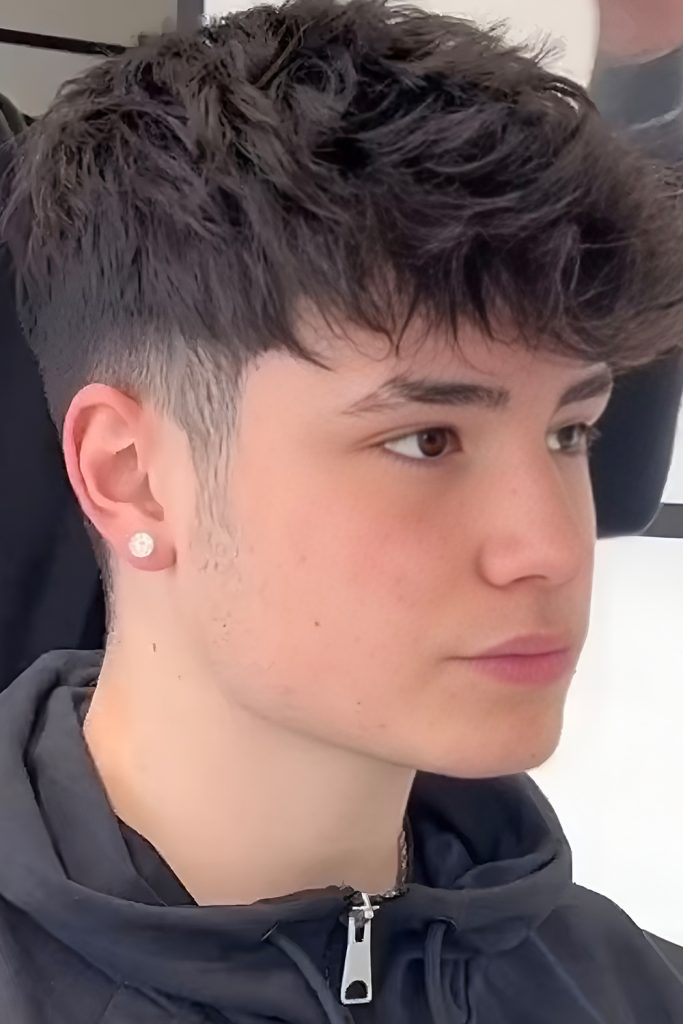 Layered Long Fringe With Clean Taper