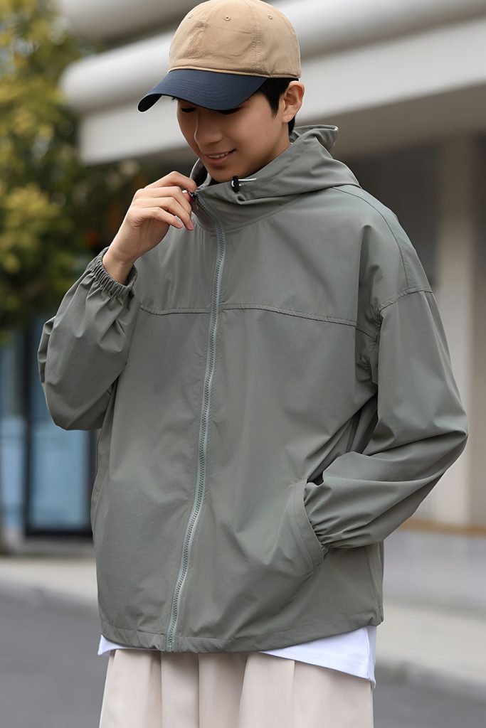 Lightweight Jacket Topped With a Technical Windbreaker